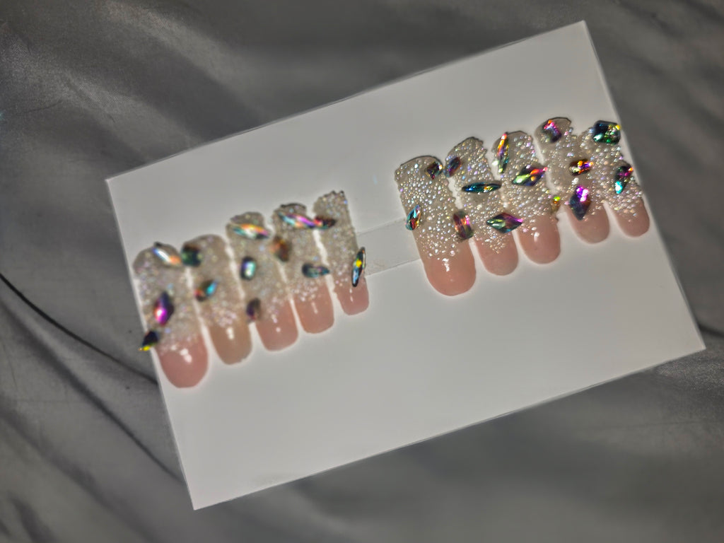Pixie crystal/rhinestone 10 nails