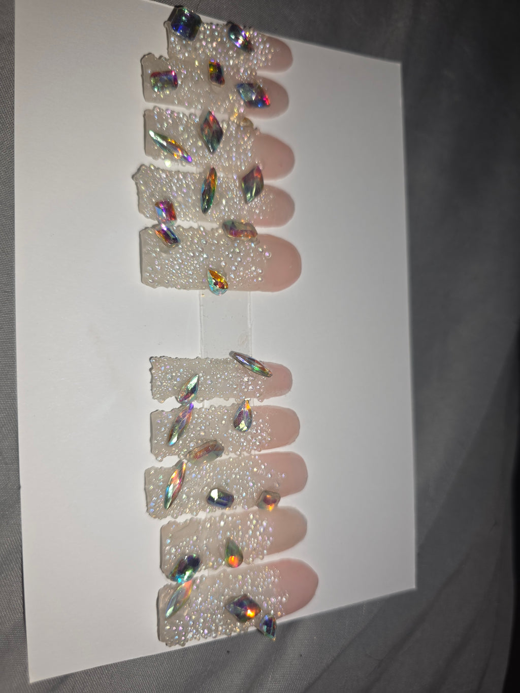 Pixie crystal/rhinestone 10 nails