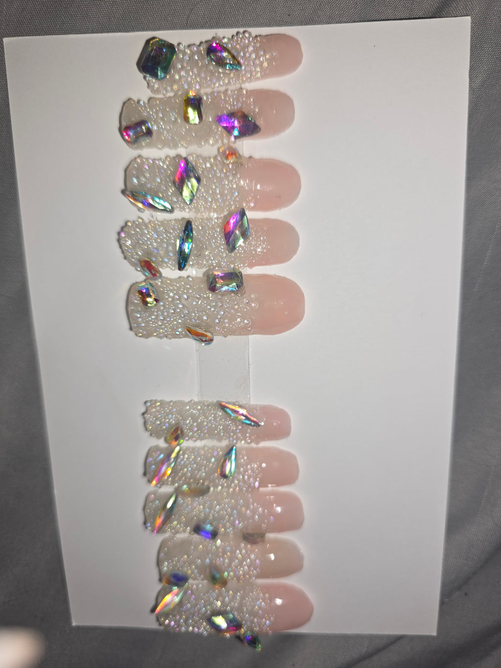Pixie crystal/rhinestone 10 nails